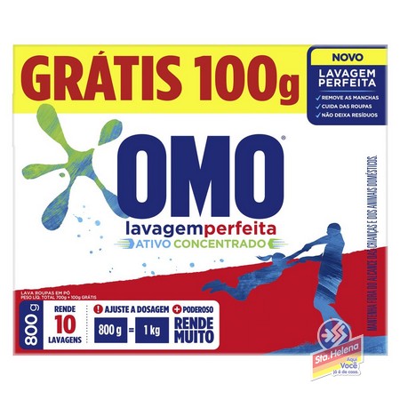 Detergente em Pó Omo 800g