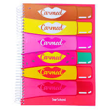 Caderno Starschool Esp Carmed CD 1 mat 80 fls(202) CADA