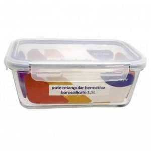 Pote Mimo Boro Retangular 960ml